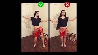 Certo x Errado #15 | Aline Mesquita Dança do Ventre | #shorts