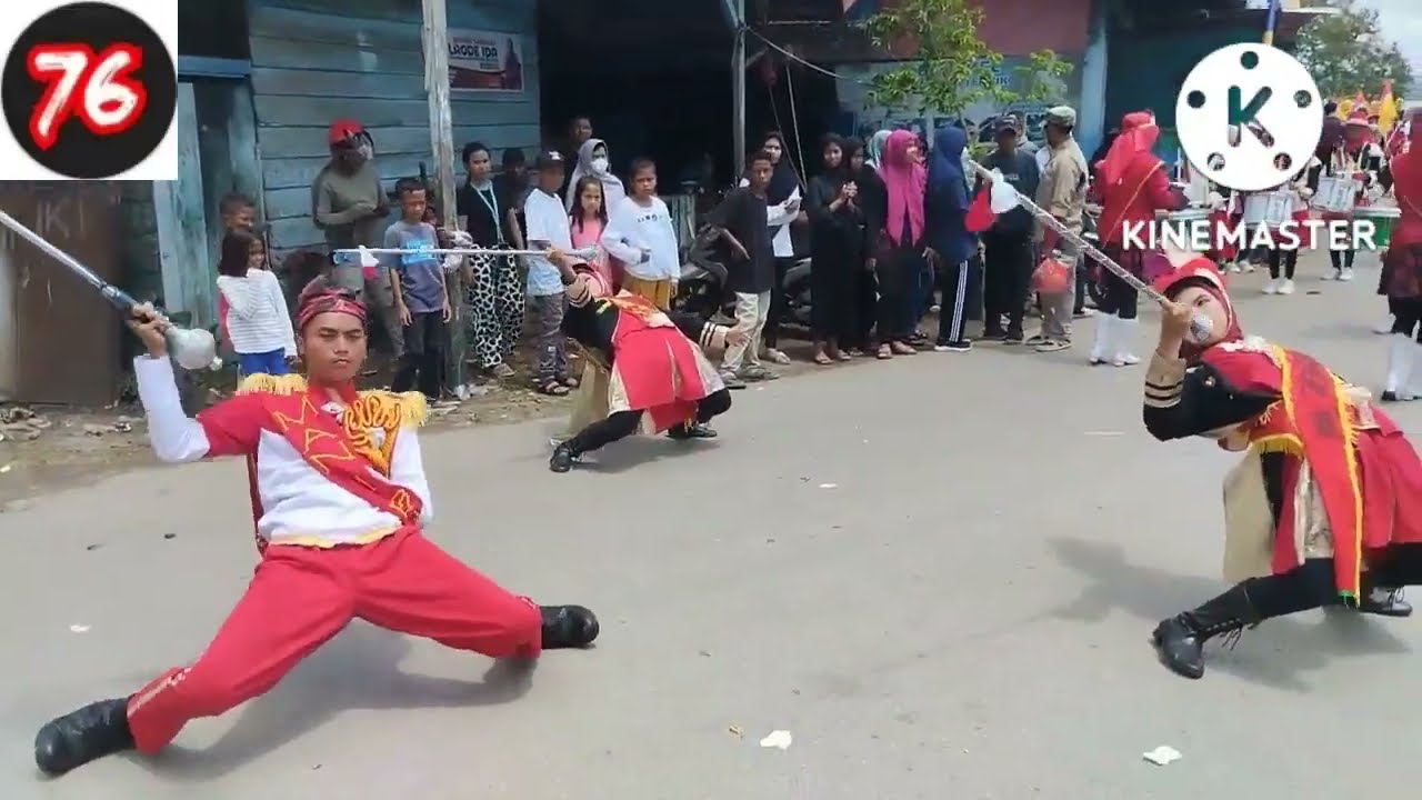 Drum band MAN 1 Baubau  Lomba  Gerak Jalan  kota Baubau tahun 2022