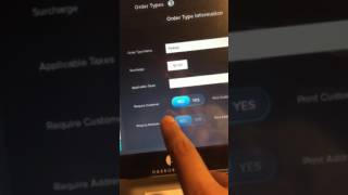 Echo Pos system /Order Type Off/On Costumer option screenshot 3