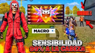 ✅LA MEJOR SENSIBILIDAD *SIN DPI* para PEGAR TODO ROJO Free Fire 2025