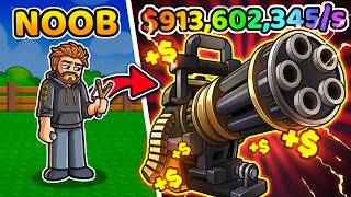 Spending TRILLIONS Getting MAX LEVEL in +1 Gun Evolution