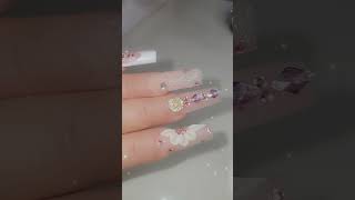 #uñasacrilicas #flor3d #efectoazucar# #french #nails #sigueme para mas contenido.