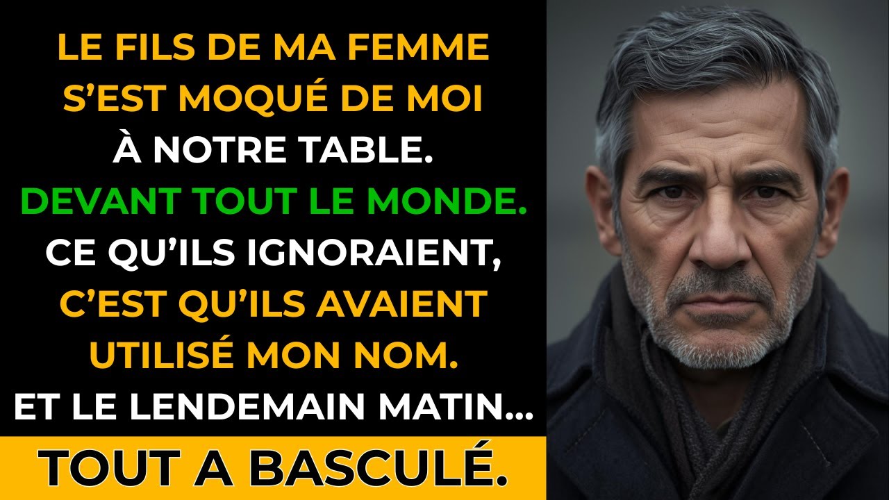 Mon beau-fils m’a humilié en famille — ils ont utilisé mon nom, je n’ai pas laissé passer