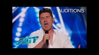 Simon Cowell Sings On Stage Metaphysic Will Leave You Speechless  Agt 2022neema On Bgt Boncena