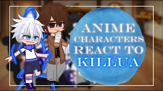 Anime/game characters react to each other | Killua Zoldyck | 4/7 | RUS/ENG