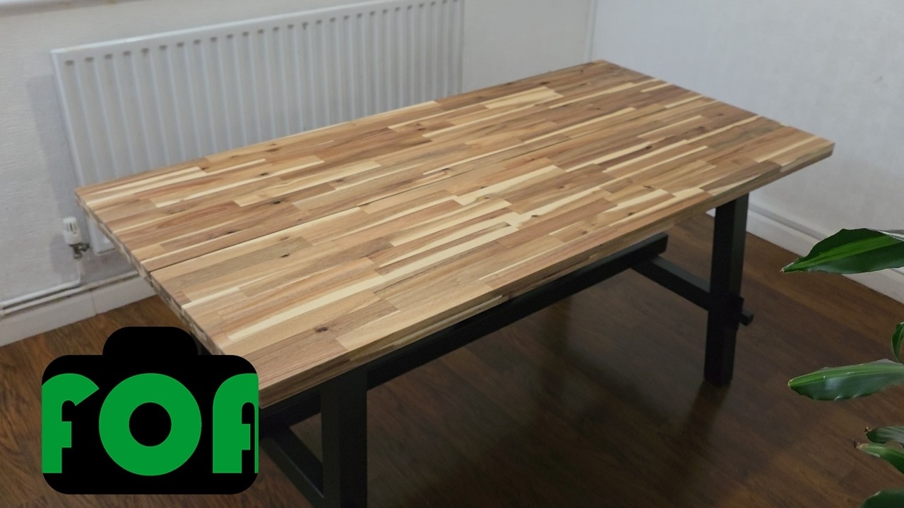 SKOGSTA Dining table from IKEA - YouTube
