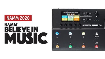 NAMM 2020: Line 6 Pod Go Sound Demo (no talking)