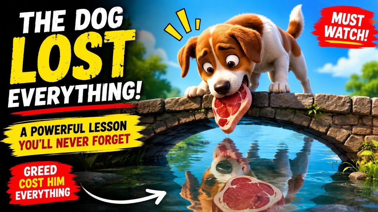 English Story Reading for Kids | The Dog and His Shadow | Urdu ...