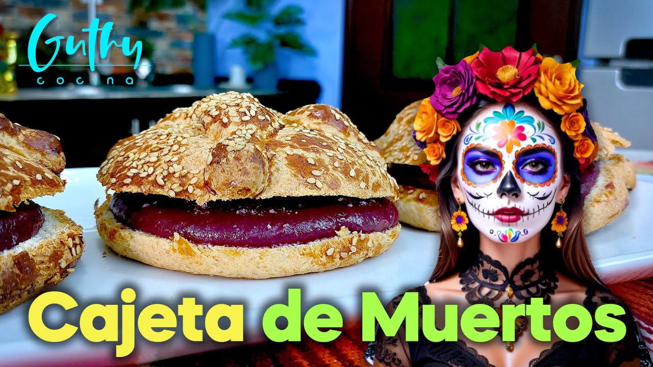 ¿Conocías la Cajeta de Muertos? Es un dulce de Camote Morado para rellenar el  Pan de Muerto ☠️🎃