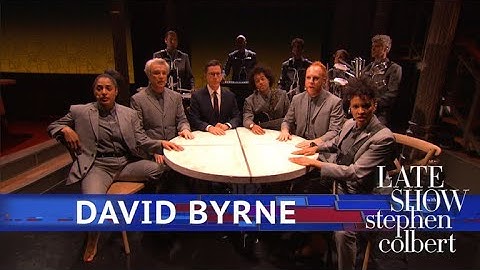 David Byrne Performs 