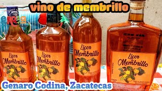 Tradicional Vino de Membrillo en Genaro Codina Zacatecas