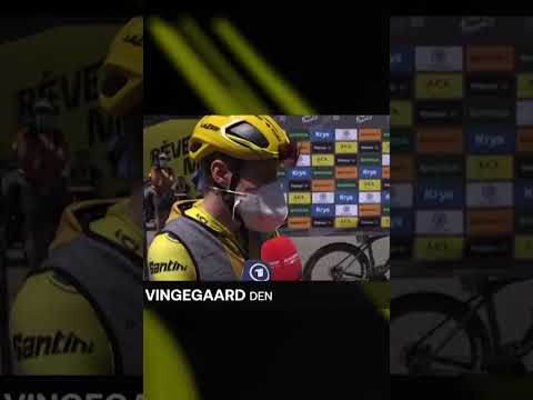 🤝 Pour Vingegaard, "Pogacar est le meilleur coureur du monde" #shorts #tourdefrance #cycling #tdf