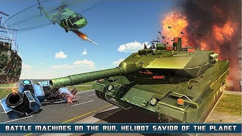 Helicopter Robot Transform War -Android  Gameplay