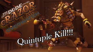 Overwatch - Quintuple Kill via Junkrat [PC]{HD}