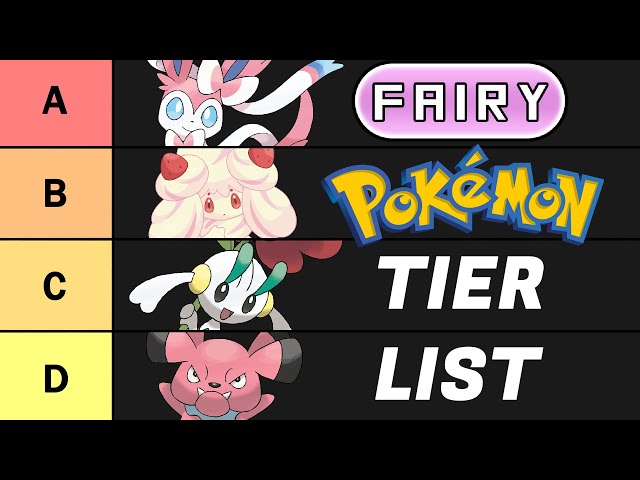 RANKEANDO TODOS OS POKÉMON DO TIPO FADA! Fairy Type Pokémon Tier List. 