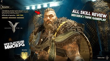 Berserk/Tank Class "Skill" Review | Legend of YMIR Gameplay Tips