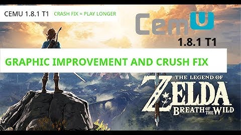 Cemu 1.8.1 T1 Gameplay - Crashes fix, Cemu Crash Fixed