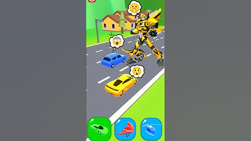 Shape shifting game level - 37 hyper casual game #shapeshifting #gameplay #funny #car #jcb