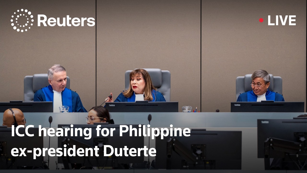 LIVE: ICC hearing for Philippine ex-president Duterte