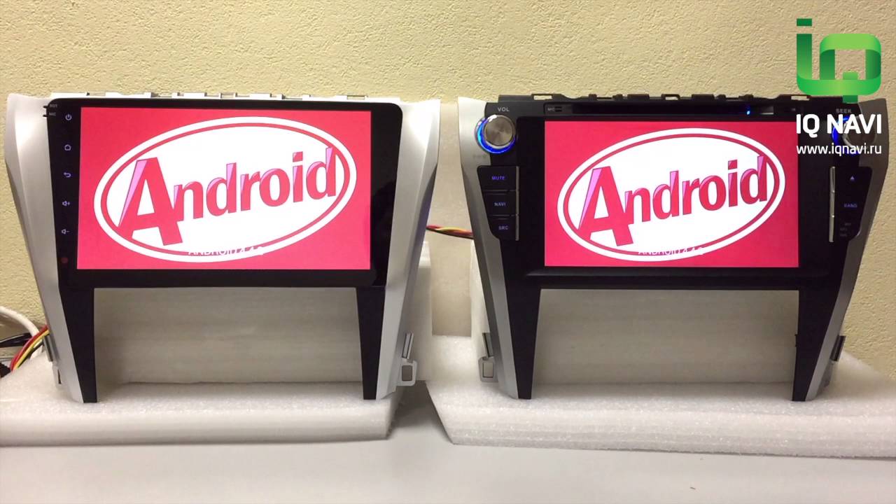 Сравнение автомагнитол IQ NAVI для Toyota Camry V55 (2014+) (Android 4.4.x)