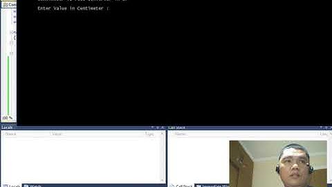 Centimeter To Feet Converter in C#