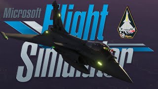 MSFS Dassault Rafale Croatian Air Force Sunset Night Training HRZ LDZA Zagreb