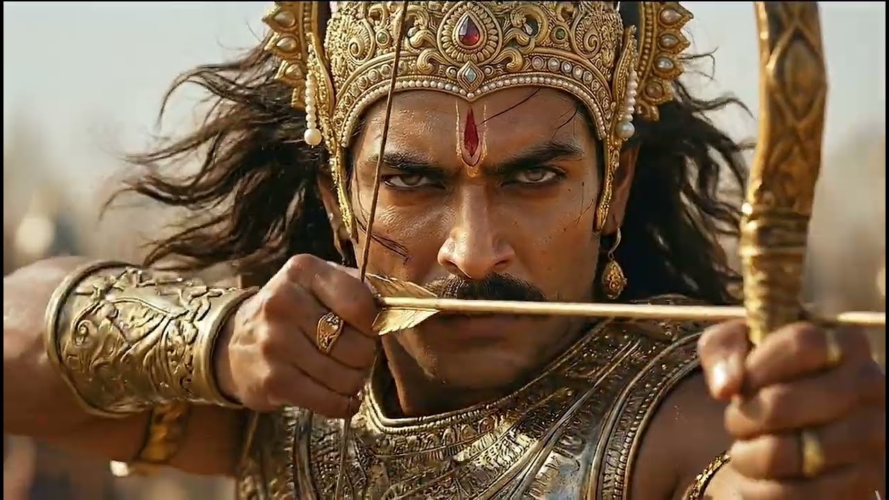 ARJUN VS KARNA | Kurukshetra | epic Mahabharata 