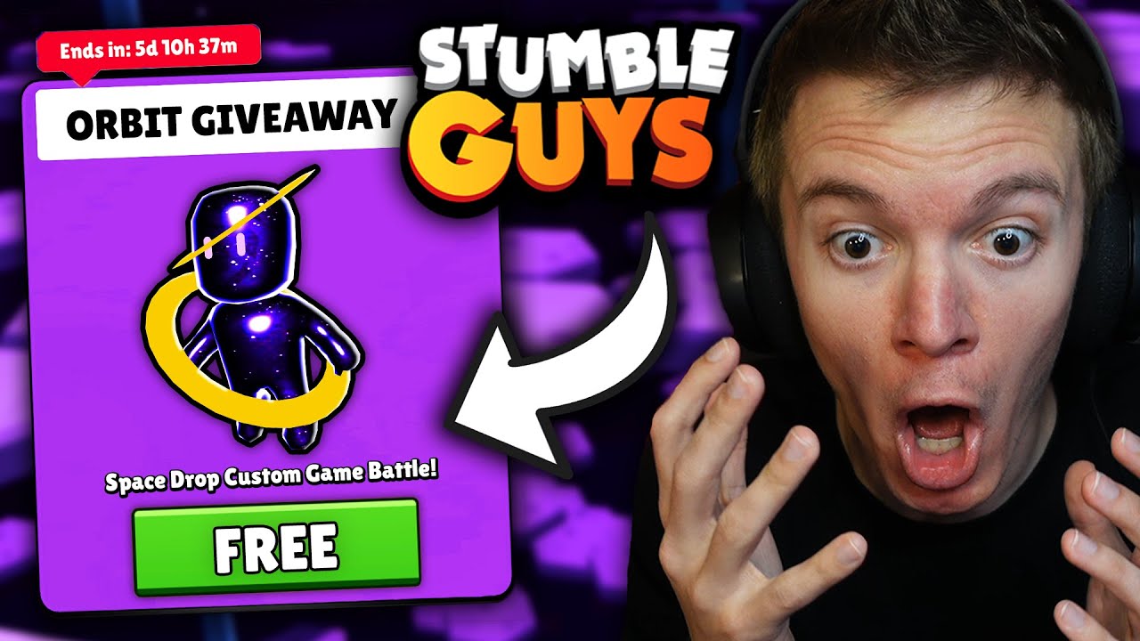 GIVING AWAY *FREE* ORBIT SKINS IN STUMBLE GUYS! - YouTube