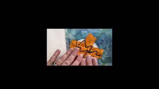 #52circles week 33 ‘loud’ #creative #tutorial #textileart #print #stitch #samplers #textile-skills