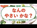 【言葉を覚える】 なんの野菜かな?クイズ レベル1 (やさいの名前を覚えよう!) ◉Vegetables ◉野菜 ◉知育 ◉ことば ◉幼児向けアニメ ◉Learn Japanese