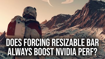 Does Forcing On ReBAR Always Improve Nvidia Performance?