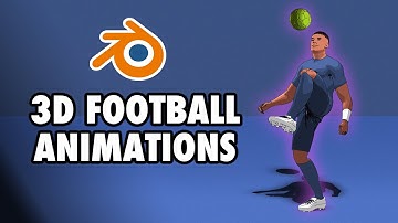 How to make 3D Football Animations | Blender & Mixamo Tutorial  | Elliano_