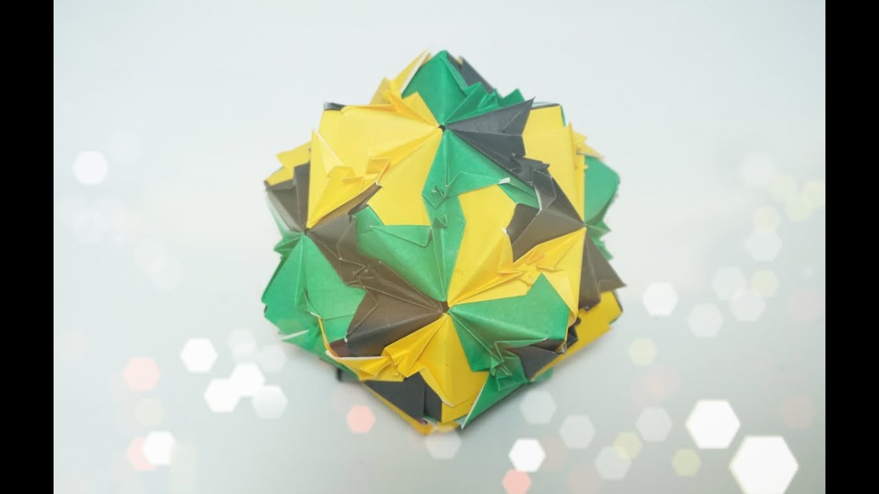 くす玉を折り紙での作り方についてユニットドレッシー