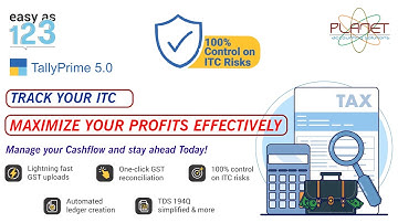 100% control on ITC risks with TallyPrime