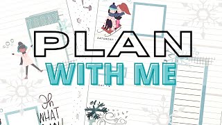 PLAN WITH ME | WINTER SQUAD GOALS | HORIZONTAL HAPPY PLANNER