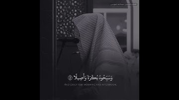 أرح سمعك 🎧💙 القارئ عبدالله الموسى // أية قرانية قصيرة // حالات واتس أب دينيه🌿💙