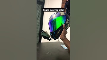 Mobile motovlog setup in helmet #apache #motovlog #iphone #crazyvlogs#shorts