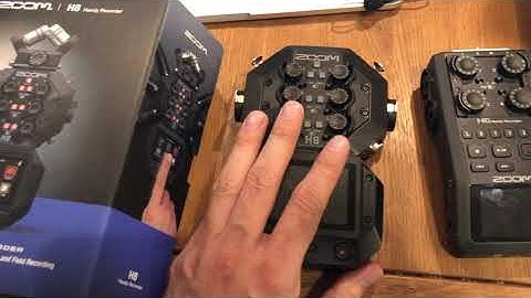 Zoom H8 vs Zoom H6 handy recorders quick practical comparison