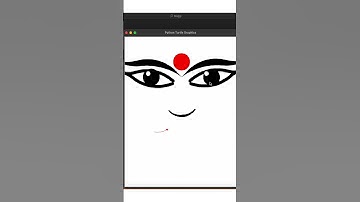 🌸✨ Navratri Special: Sketching Maa Durga with Python! 🐍💻 ✨🌸