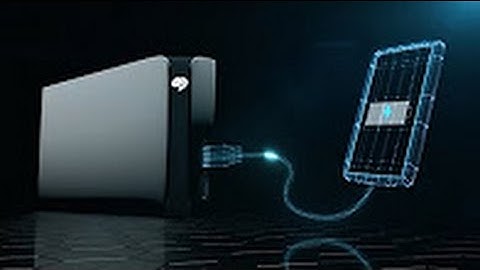 Seagate Backup Plus Hub - Backup.  Connect.  Recharge.