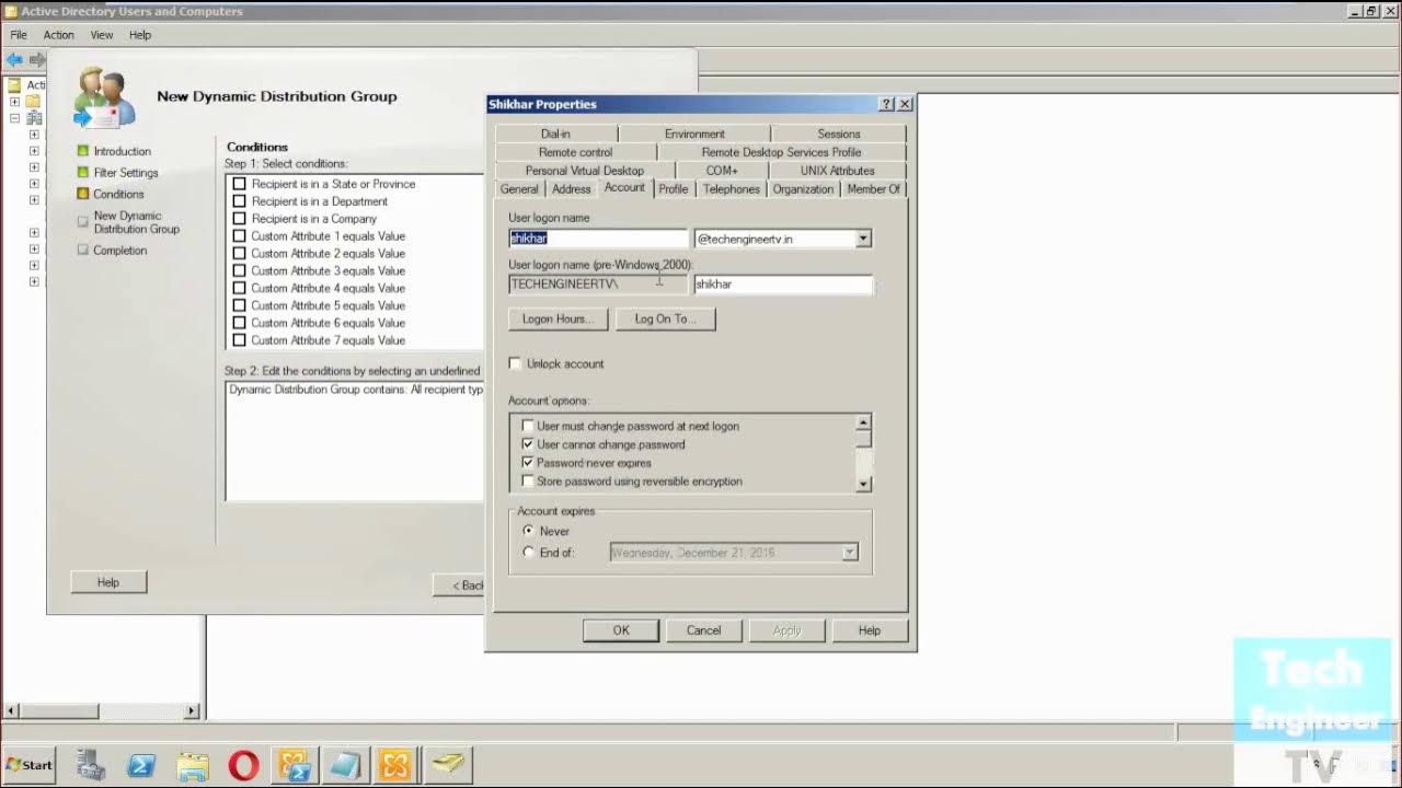 Create Dynamic Distribution Group in Exchange Server 2010 YouTube