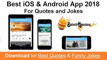 Best Android and iOS App 2020 for Quotes and Jokes - App for motivation and lots of laughs