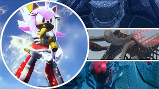 Sonic Frontiers - All Bosses with Super Amy (4K)