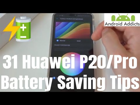 Huawei P20 Pro Top 31 Battery Life/Drain Saving Tips & Tricks