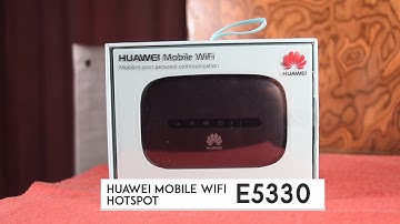 Huawei Mobile WiFi Hotspot E5330 Unboxing and Set Up