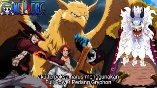 One Piece Terbaru   Power Pedang Gryphon Shanks Terlalu Kuat Serangan Kurohige Dinetralkan