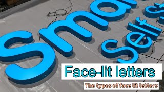 Face-Lit Illuminated Channel Letters Types