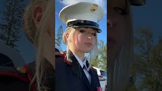 Before and after pics of a US Marine @d e l a n i e
