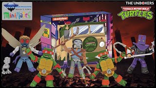 Teenage Mutant Ninja Turtles Party Wagon Minimates Deluxe Box Set