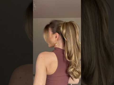 Claw Clip Ponytail Hack Perfect For Work Or Study Hairtutorial Easyhairstyle Hairstyle Shorts